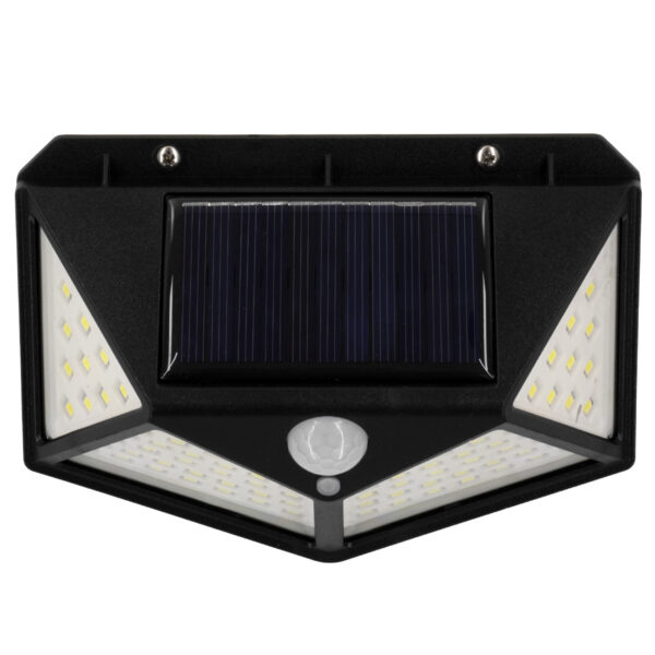 GloboStar® 71499 Αυτόνομο Ηλιακό Φωτιστικό LED SMD 10W 1000lm με Ενσωματωμένη Μπαταρία 1200mAh - Φωτοβολταϊκό Πάνελ με Αισθητήρα Ημέρας-Νύχτας και PIR Αισθητήρα Κίνησης Αδιάβροχο IP65 Ψυχρό Λευκό 6000K - Image 7