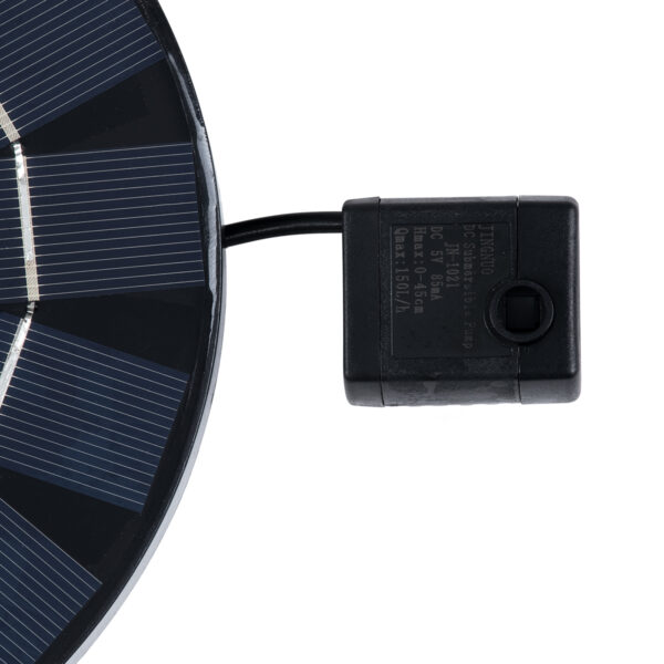 GloboStar® 71532 Ηλιακό Αυτόνομο Φωτοβολταϊκό Διακοσμητικό Συντριβάνι LED 3W με Μέγιστο Ύψος Νερού 30-60cm - 4 Διαφορετικά Μπέκ Ψεκασμού Αδιάβροχο IP68 Ψυχρό Λευκό 6000K Φ18 x Υ8cm - Image 5