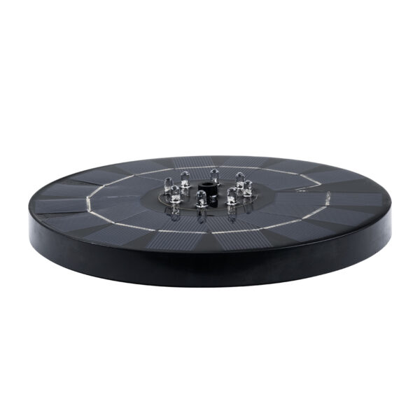 GloboStar® 71532 Ηλιακό Αυτόνομο Φωτοβολταϊκό Διακοσμητικό Συντριβάνι LED 3W με Μέγιστο Ύψος Νερού 30-60cm - 4 Διαφορετικά Μπέκ Ψεκασμού Αδιάβροχο IP68 Ψυχρό Λευκό 6000K Φ18 x Υ8cm - Image 6