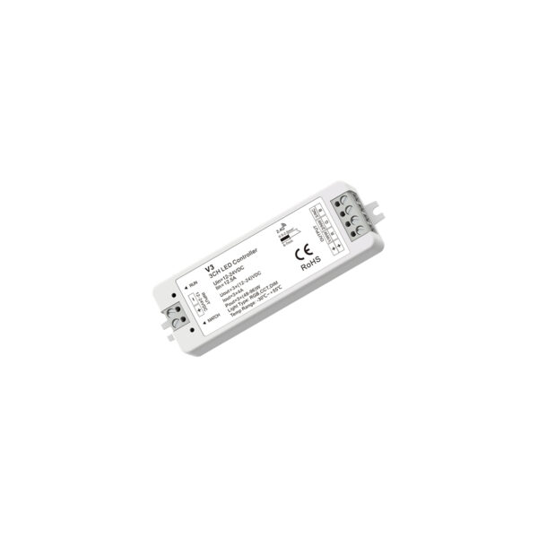 GloboStar® 71546 V3 SKYDANCE DC RF 2.4Ghz Dimmer High Speed Controller 3 Καναλιών DC 12-24V 3 x 5A 96W - Max 12A 288W - IP20 Μ10 x Π3.5 x Υ2cm - 5 Years Warranty - Image 5