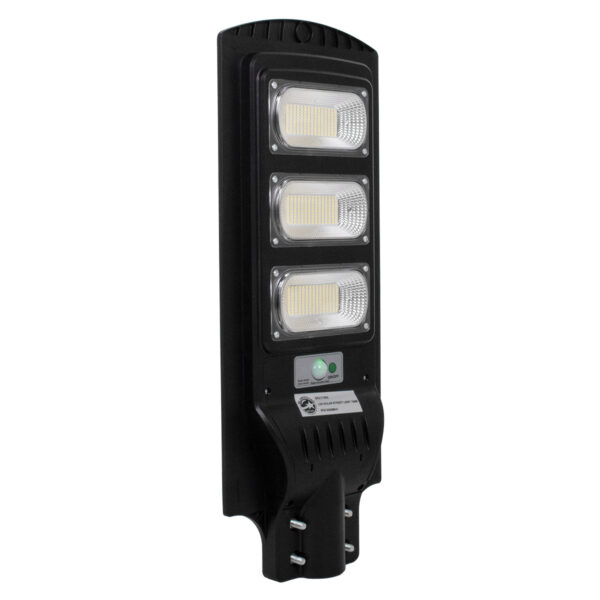 GloboStar® 71552 Αυτόνομο Ηλιακό Φωτιστικό Δρόμου Street Light LED SMD 150W 12000lm με Ενσωματωμένη Μπαταρία Li-ion 9000mAh - Φωτοβολταϊκό Πάνελ με Αισθητήρα Ημέρας-Νύχτας PIR Αισθητήρα Κίνησης Αδιάβροχο IP65 Ψυχρό Λευκό 6000K - Image 5