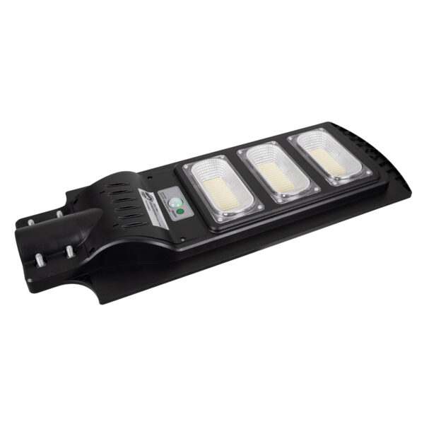 GloboStar® 71552 Αυτόνομο Ηλιακό Φωτιστικό Δρόμου Street Light LED SMD 150W 12000lm με Ενσωματωμένη Μπαταρία Li-ion 9000mAh - Φωτοβολταϊκό Πάνελ με Αισθητήρα Ημέρας-Νύχτας PIR Αισθητήρα Κίνησης Αδιάβροχο IP65 Ψυχρό Λευκό 6000K - Image 6