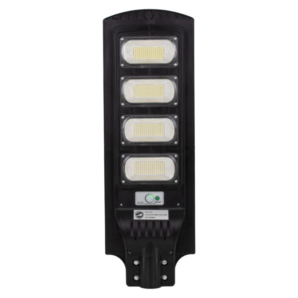 GloboStar® 71553 Αυτόνομο Ηλιακό Φωτιστικό Δρόμου Street Light LED SMD 200W 16000lm με Ενσωματωμένη Μπαταρία Li-ion 12000mAh - Φωτοβολταϊκό Πάνελ με Αισθητήρα Ημέρας-Νύχτας PIR Αισθητήρα Κίνησης Αδιάβροχο IP65 Ψυχρό Λευκό 6000K - Image 2