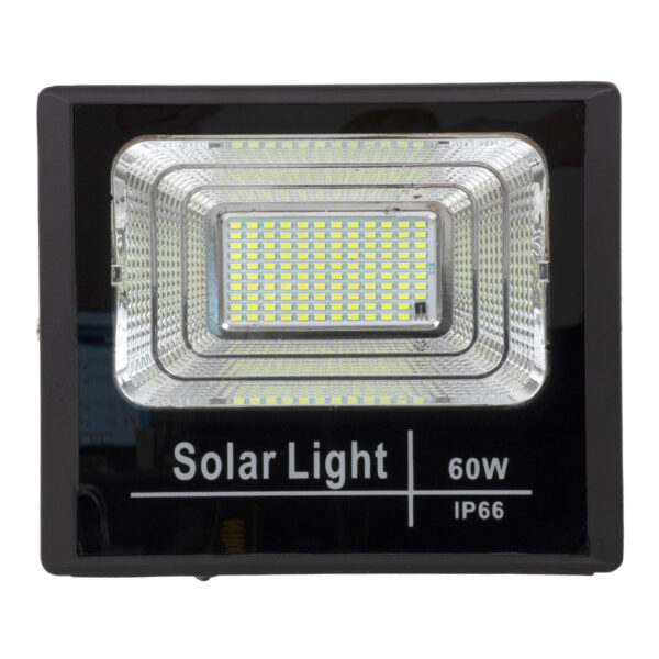 GloboStar® HERMES 71556 Αυτόνομος Ηλιακός Προβολέας LED SMD 60W 4800lm με Ενσωματωμένη Μπαταρία 10000mAh - Φωτοβολταϊκό Πάνελ με Αισθητήρα Ημέρας-Νύχτας και Ασύρματο Χειριστήριο RF 2.4Ghz Αδιάβροχος IP66 Ψυχρό Λευκό 6000K - 3 Χρόνια Εγγύηση - Image 4