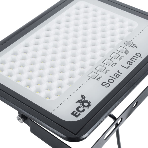 GloboStar® FAETHON 71559 Αυτόνομος Ηλιακός Προβολέας LED SMD 100W 10000lm με Ενσωματωμένη Μπαταρία 10000mAh - Φωτοβολταϊκό Πάνελ με Αισθητήρα Ημέρας-Νύχτας και Ασύρματο Χειριστήριο RF 2.4Ghz Αδιάβροχος IP66 Ψυχρό Λευκό 6000K - 3 Χρόνια Εγγύηση - Image 7