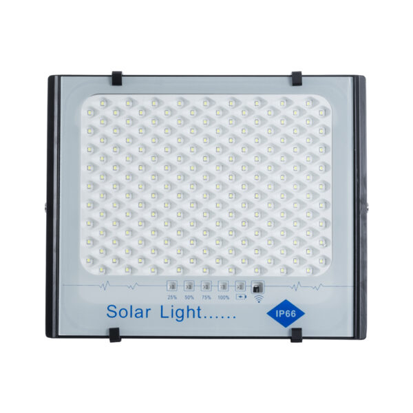 GloboStar® FAETHON 71561 Αυτόνομος Ηλιακός Προβολέας LED SMD 200W 20000lm με Ενσωματωμένη Μπαταρία 20000mAh - Φωτοβολταϊκό Πάνελ με Αισθητήρα Ημέρας-Νύχτας και Ασύρματο Χειριστήριο RF 2.4Ghz Αδιάβροχος IP66 Ψυχρό Λευκό 6000K - 3 Χρόνια Εγγύηση - Image 2