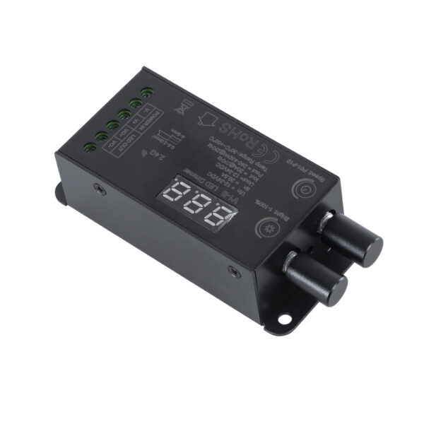 GloboStar® 73116 V1-B SKYDANCE DC RF 2.4Ghz Dimmer Constant Voltage Controller 1 Κανάλι DC 12-24V 1 x 20.5A 480W - Max 20.5A 480W - IP20 Μ9 x Π4 x Υ2.8cm - 5 Χρόνια Εγγύηση - Image 2