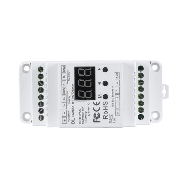 GloboStar® 73139 DL SKYDANCE DC DMX512 Signal Amplifier Din Rail Ράγας 2 Καναλιών DC 12-48V - IP20  Μ11.5 x Π5 x Υ6.5cm - 5 Χρόνια Εγγύηση - Image 2