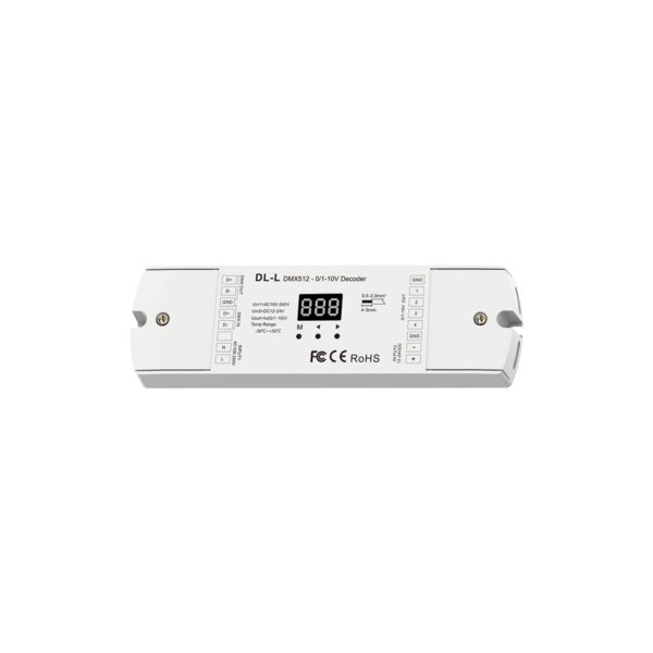 GloboStar® 73140 DL-L SKYDANCE AC DMX512 to 0/1-10V Converter / Decoder 4 Καναλιών - 2 Inputs DC 12-24V ή AC 100-240V - IP20  Μ17 x Π5 x Υ2.5cm - 5 Χρόνια Εγγύηση - Image 6