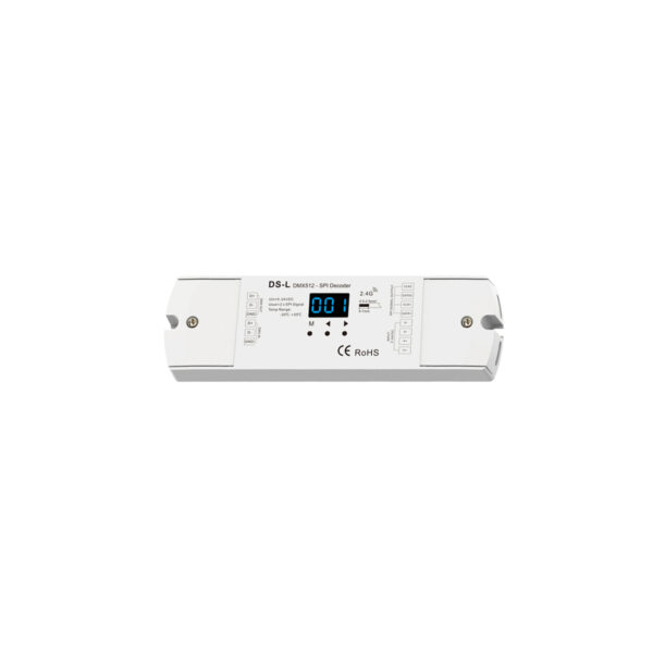 GloboStar® 73142 DS-L SKYDANCE DC RF 2.4Ghz DMX512 to SPI Decoder DC 5-24V - IP20  Μ17 x Π5 x Υ2.5cm - 5 Χρόνια Εγγύηση - Image 6