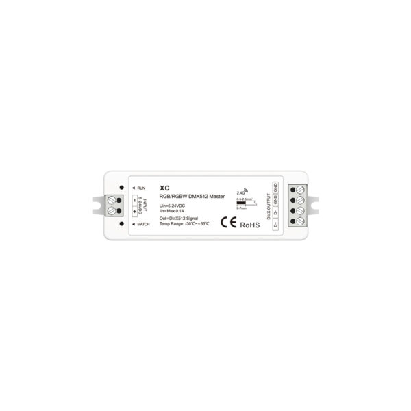 GloboStar® 73157 XC SKYDANCE DC RF 2.4Ghz DMX512 Master Digital DC 5-24V - IP20  Μ10.5 x Π3.5 x Υ2cm - 5 Χρόνια Εγγύηση - Image 6