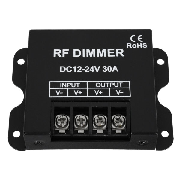 GloboStar® 73310 Ασύρματο LED Dimmer με Χειριστήριο RF 2.4Ghz DC 12-24V 30A Max 720W - Image 2