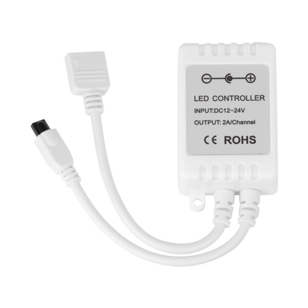 GloboStar® 73403 Ασύρματος LED RGB Controller με Χειριστήριο IR DC 12-24V Max 144W - Image 2