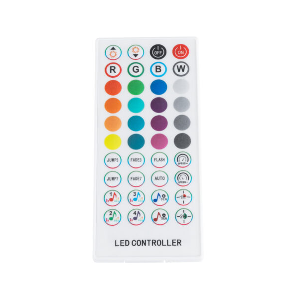 GloboStar® 73431 Ασύρματος Bluetooth LED RGB & Music Controller Sound Activated με Χειριστήριο IR & 2 Εξόδους RGB DC 5-24V Max 144W - Image 3