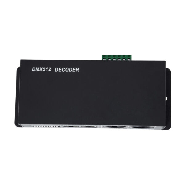 GloboStar® 73490 DC DMX Dimmer High Speed Controller / Decoder 3 Καναλιών DC 12-24V 3 x 8A 192W - Max 24A 576W - IP20 Μ16 x Π9 x Υ6cm - 2 Χρόνια Εγγύηση - Image 3