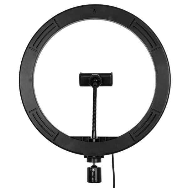 GloboStar® 75802 Professional Digital Ring Light Φ30cm LED SMD 40W 4000lm 180° DC 5V με Καλώδιο Τροφοδοσίας USB - Ενσωματωμένο Χειριστήριο Εναλλαγής Χρωμάτων & 1 Βάση Τηλεφώνου - Πολύχρωμο RGBW+WW Dimmable - Image 4