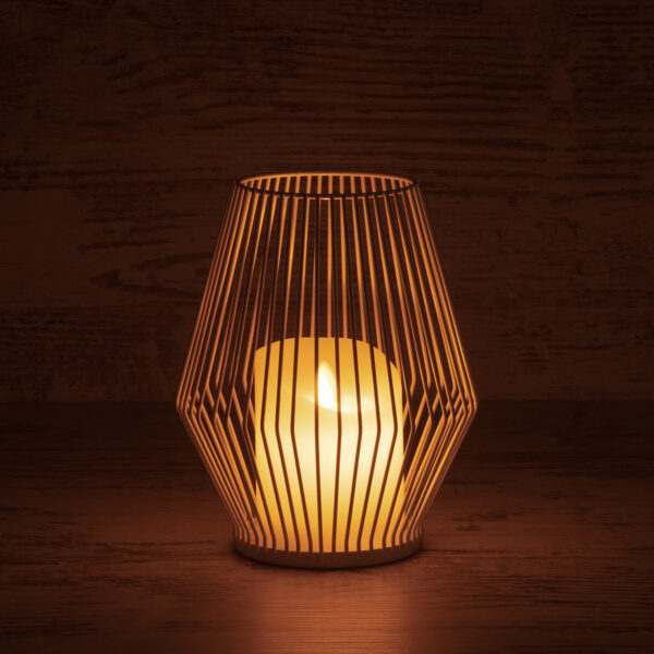 GloboStar® CANDLE 76489 Διακοσμητικό Realistic Κερί με LED Εφέ Κινούμενης Φλόγας - Μπαταρίας 2 x AA (Δεν Συμπεριλαμβάνονται) & Ασύρματο Χειριστήριο IR Θερμό Λευκό 2700K Dimmable Λευκό Φ16 x Υ18cm - Image 5