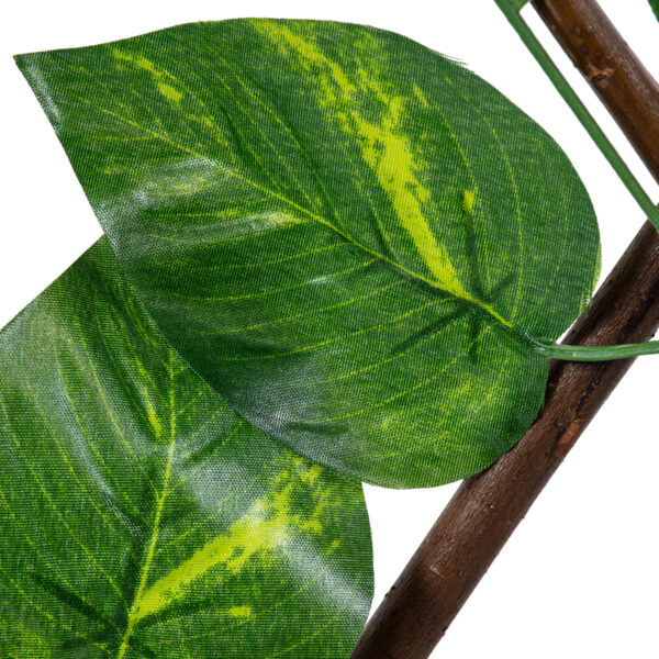 GloboStar® Artificial Garden GOLDEN POTHOS 78496 Πτυσσόμενη Πέργκολα Τεχνητής Φυλλωσιάς - Κάθετος Κήπος Σύνθεση Πόθος Μ110 x Π10 x Υ120cm (min) Μ310 x Π10 x Υ45cm (max) - Image 4