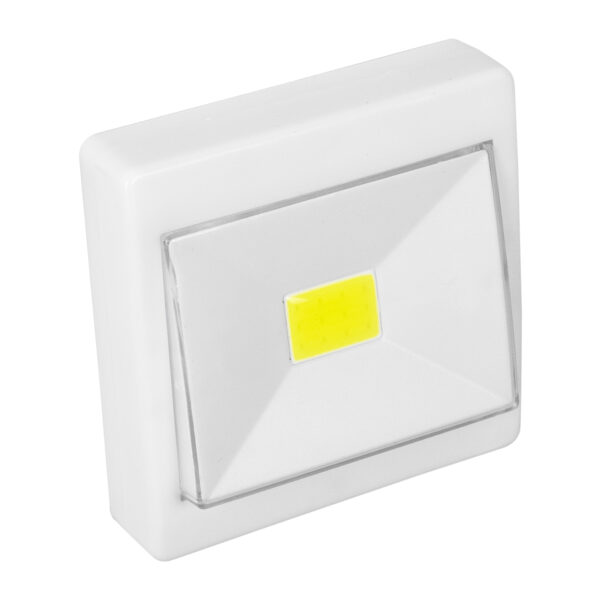 GloboStar® 79002 Φωτιστικό Διακόπτης Τοίχου LED COB 3W 280lm Μπαταρίας με Μαγνήτη και Διακόπτη ON/OFF IP44 Ψυχρό Λευκό 6000K - Image 3