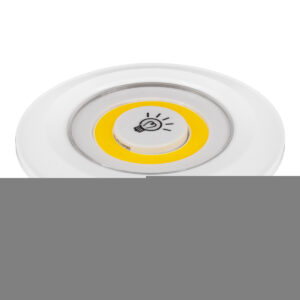 GloboStar® 79045 Φωτιστικά Νυκτός Μπαταρίας LED COB 6W 600lm με Timer & Ασύρματο Χειριστήριο RF - ΣΕΤ 3 Τεμαχίων Θερμό Λευκό 3000K