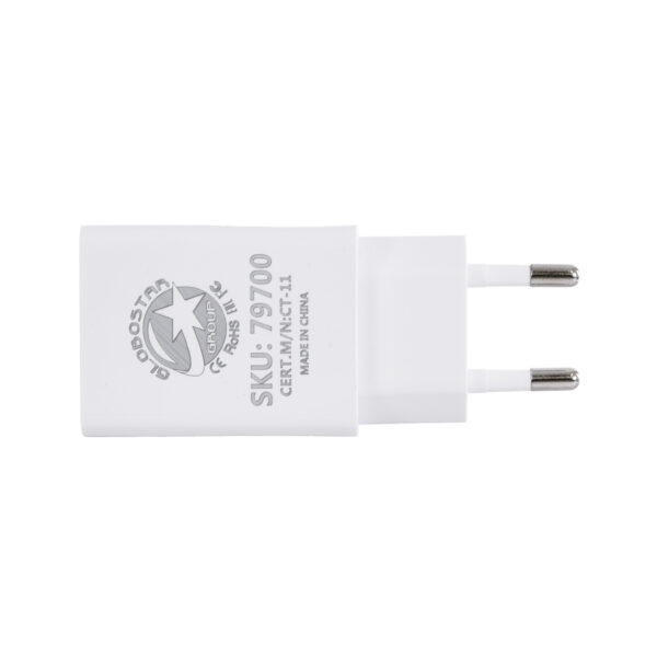 GloboStar® 79708 Φορτιστής Πρίζας Charger 1x Type-A USB Port DC 5V 1A Max 5W - Image 3