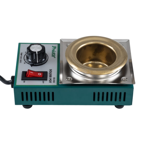 GloboStar® 79992 Proskit SS-552 Solder Pot - Δοχείο Συγκόλλησης Ρεύματος 200W AC 220-240V με Ρύθμιση Θερμοκρασίας 100°C έως 550°C Μ15 x Π9.5 x Υ5.2cm - Image 2