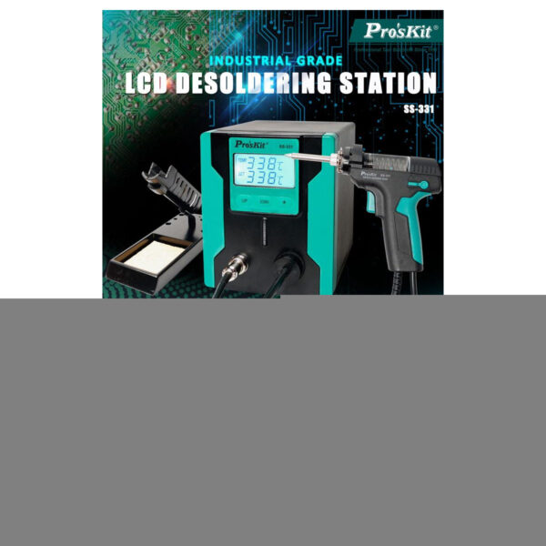 GloboStar® 79994 Proskit SS-331H Desoldering Station - Επαγγελματικός Σταθμός Αποκόλλησης Ρεύματος 140W AC 220-240V με Ρύθμιση Θερμοκρασίας 160°C έως 480°C Μ13 x Π18.5 x Υ16cm - Image 10