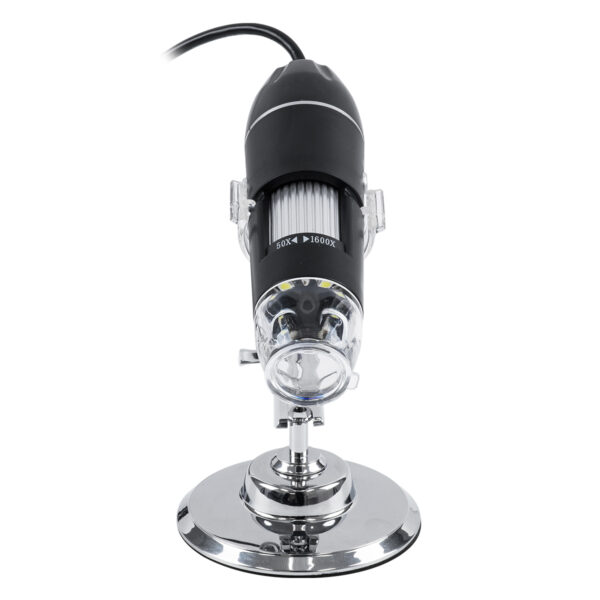 GloboStar® 79995 Digital Electron Microscope With 8 LED - Ψηφιακό Ηλεκτρονικό Μικροσκόπιο με 8 LED USB & Type-C Adapter DC 5v x1600 Zoom Mode - Video Camera 2MP 1600x1200 Φ3.5 x Υ12cm - Image 4