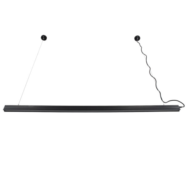 GloboStar® OFFICE 61024-P Γραμμικό Κρεμαστό Φωτιστικό Linear LED 18W 2200lm 120° AC 220-240V Μ120 x Π2 x Υ4cm Φυσικό Λευκό 4500K - Μαύρο - 3 Years Warranty - Image 2