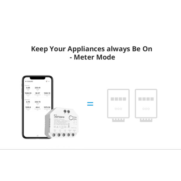 GloboStar® 80006 SONOFF DUALR3 - Wi-Fi Smart Switch Two Way Dual Relay & Power Measuring - 2 Output Channel - Image 18