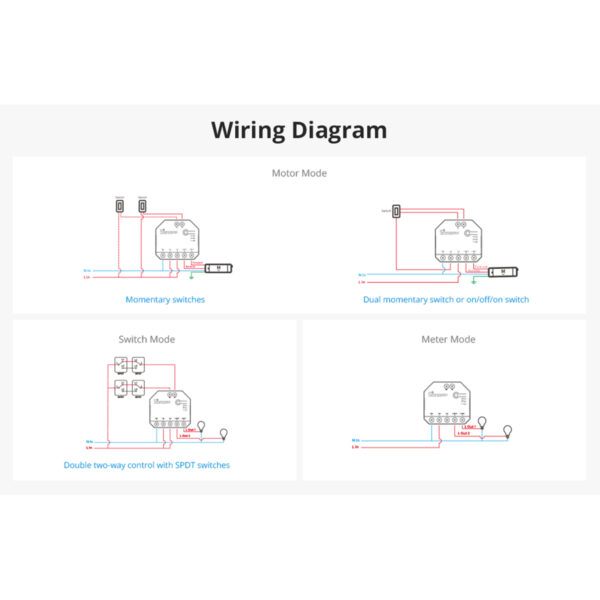 GloboStar® 80006 SONOFF DUALR3 - Wi-Fi Smart Switch Two Way Dual Relay & Power Measuring - 2 Output Channel - Image 25