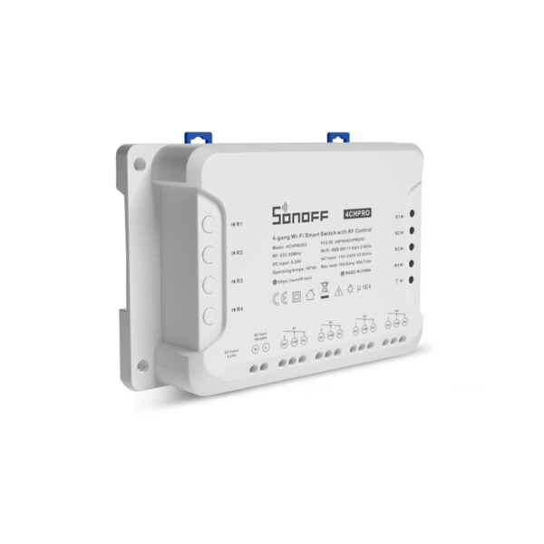 GloboStar® 80011 SONOFF 4CHPROR3 - Wi-Fi Smart Switch DIY Four Way 4 Gang & RF Control - 4 Output Channel - Image 2