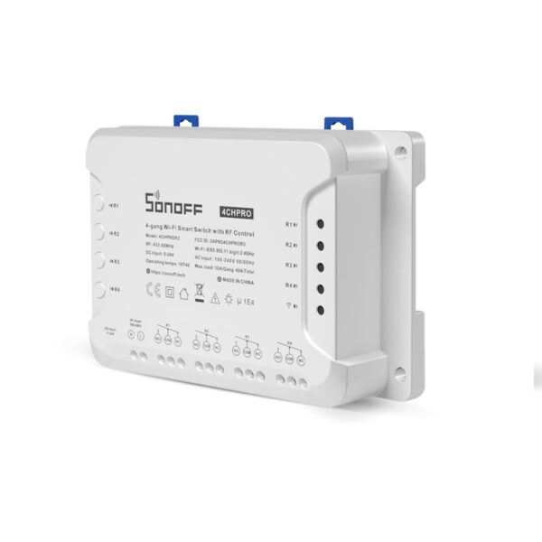 GloboStar® 80011 SONOFF 4CHPROR3 - Wi-Fi Smart Switch DIY Four Way 4 Gang & RF Control - 4 Output Channel - Image 3