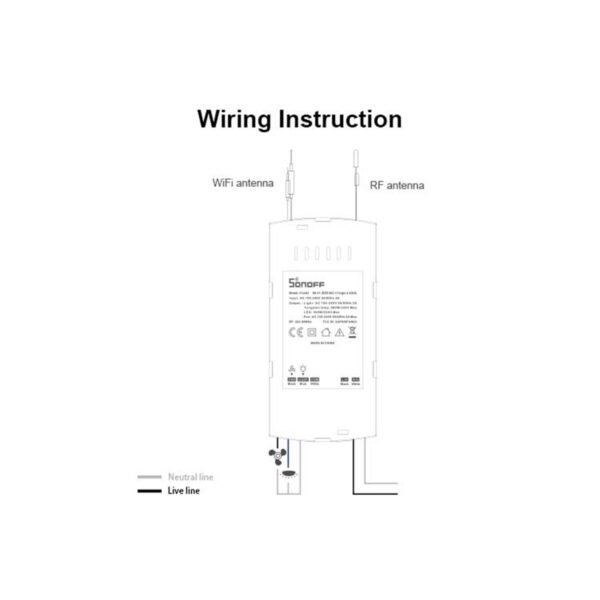 GloboStar® 80012 SONOFF iFan03-R2 - Wi-Fi Smart Switch Ceiling Fan & Light Controller - Image 16