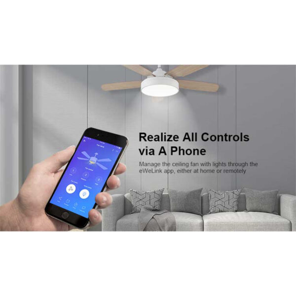 GloboStar® 80012 SONOFF iFan03-R2 - Wi-Fi Smart Switch Ceiling Fan & Light Controller - Image 8