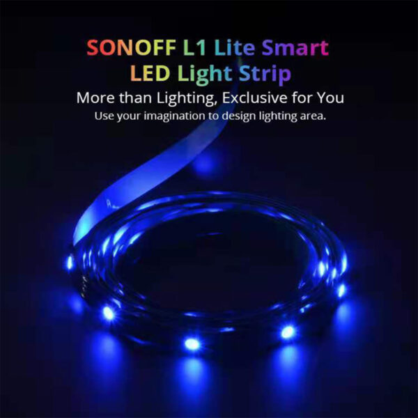 GloboStar® 80025 SONOFF L1-5050RGB-GR-5M-R2 - Smart RGB LED Light Strip Extension 5M Waterproof IP65 - Image 7