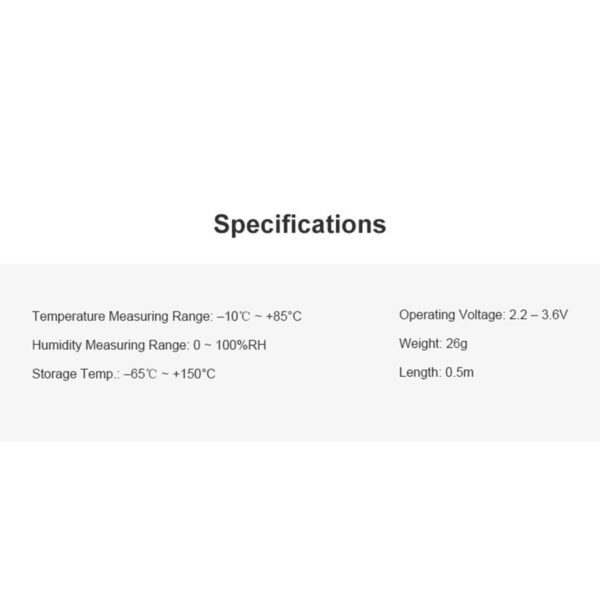 GloboStar® 80036 SONOFF Si7021-R2 - Smart Temperature & Humidity TH Sensor for TH10 & TH16 Models - Image 9