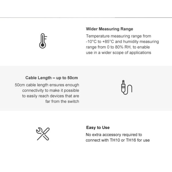 GloboStar® 80036 SONOFF Si7021-R2 - Smart Temperature & Humidity TH Sensor for TH10 & TH16 Models - Image 8