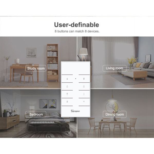 GloboStar® 80043 SONOFF RM433-BASE-R2 - Wall Base for RM433 Remote Controller - Image 12
