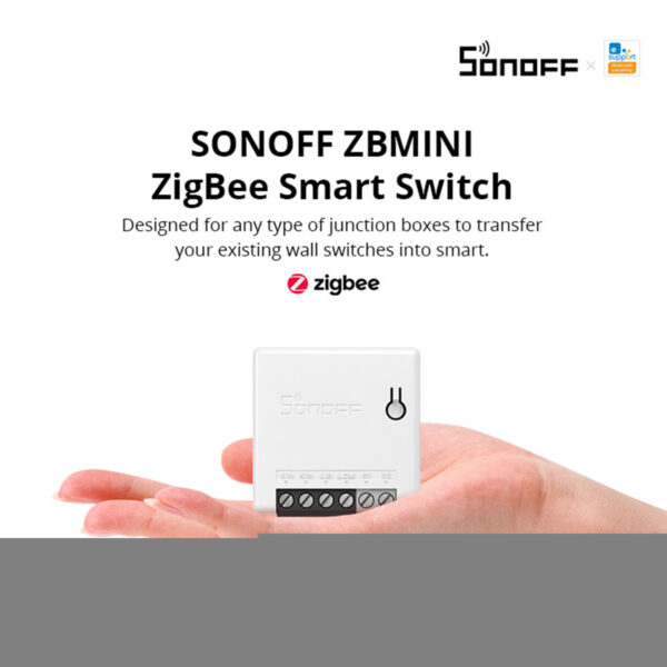 GloboStar® 80045 SONOFF ZBMINI-R3 - Zigbee Wireless Smart Switch Two Way Dual Relay - 2 Output Channel - Image 7