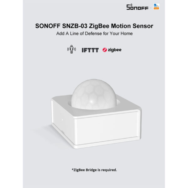 GloboStar® 80049 SONOFF SNZB-03-R3 – Zigbee Wireless Motion Sensor 6m/110° Detection - Image 7