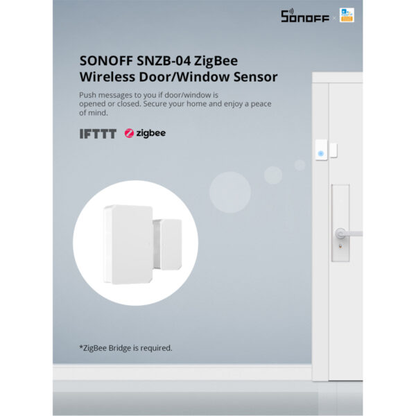 GloboStar® 80050 SONOFF SNZB-04-R3 – Zigbee Wireless Door/Window Security Sensor - Image 7