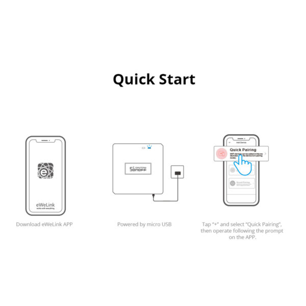 GloboStar® 80052 SONOFF RF BRIDGER2 - 433MHz RF to Wi-Fi Smart Hub - Switch Hub - Image 11