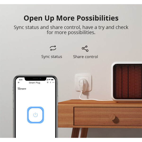 GloboStar® 80054 SONOFF S26R2ZBTPF-DE - Zigbee Smart Plug Schuko EU - Smart Plug - Image 13