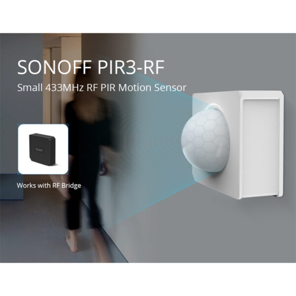 GloboStar® 80064 SONOFF PIR3-RF – Smart 433MHZ RF PIR Motion Sensor 6m/110° Detection - Image 8