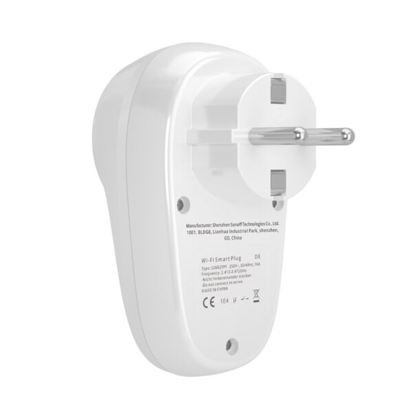 GloboStar® 80073 SONOFF S26R2TPF-GR - Smart Plug Sonoff S26R2TPF-GR Wi-Fi 16A/4000W - Image 2