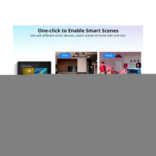 GloboStar® 80095 SONOFF NSPanel86PW Wi-Fi & Zigbee 3.0 Smart Scene Wall Switch (86/EU Type) - AC 100-240V - Integrated HMI Touch Panel - Smart Controller & Gateway for All Smart Devises - Image 9