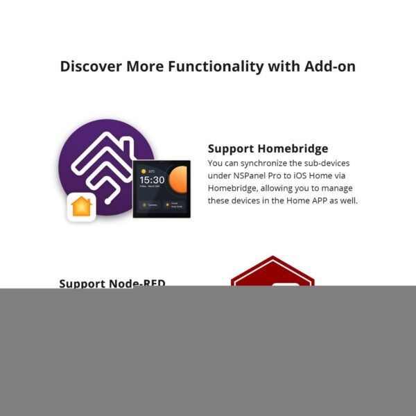 GloboStar® 80095 SONOFF NSPanel86PW Wi-Fi & Zigbee 3.0 Smart Scene Wall Switch (86/EU Type) - AC 100-240V - Integrated HMI Touch Panel - Smart Controller & Gateway for All Smart Devises - Image 23