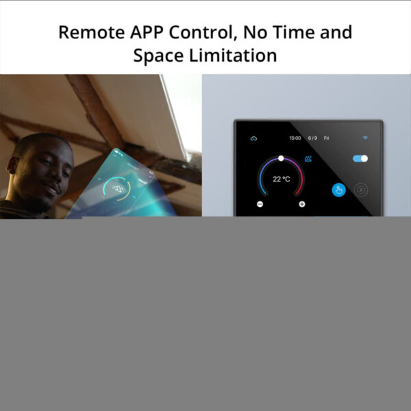 GloboStar® 80096 SONOFF NSPanel-EUW - Wi-Fi Smart Scene Wall Switch (86/EU Type) - Integrated HMI Touch Panel -  Smart Controller & Gateway for All Smart Devises - Image 19