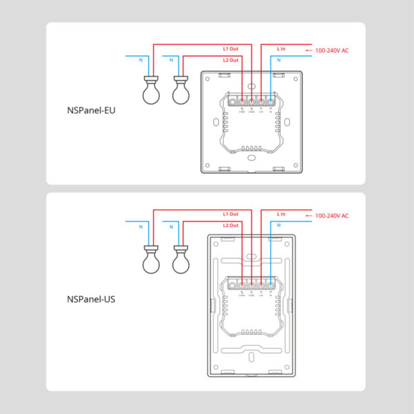 GloboStar® 80096 SONOFF NSPanel-EUW - Wi-Fi Smart Scene Wall Switch (86/EU Type) - Integrated HMI Touch Panel -  Smart Controller & Gateway for All Smart Devises - Image 29